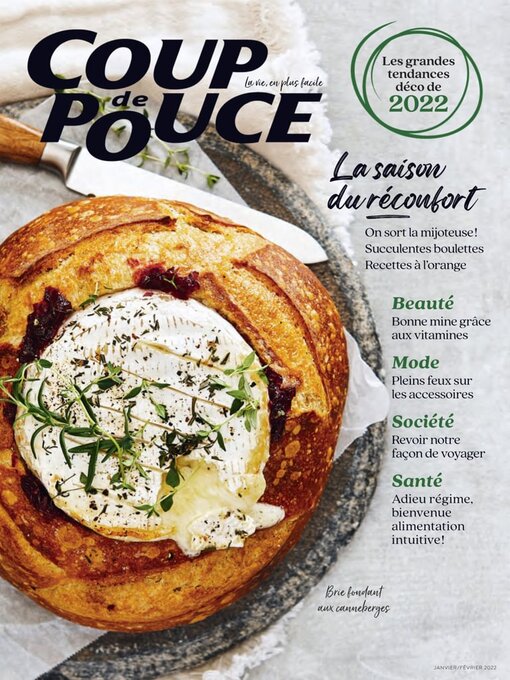 Cover image for Coup de Pouce: January-February 2022 - Vol.38 No.10